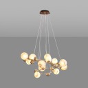 Loft Industry Modern - Space Gold Double Chandelier